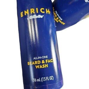 Enrich Gillette Beard Face Mens Wash All One Grooming Soap Creamy